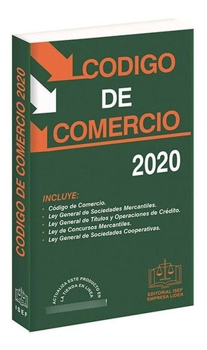 Libro Codigo De Comercio 2020 *cjs