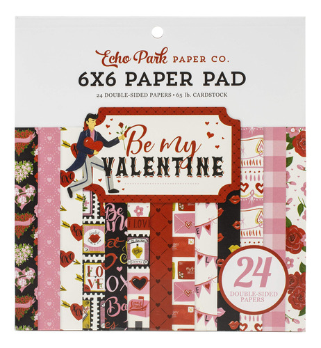 Park Paper Company Be My Valent 6x6 Pad Valentine 12 Diseño