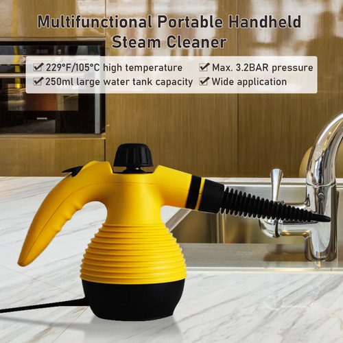 Limpador A Vapor Portátil De 900w Com Bicos E Macio