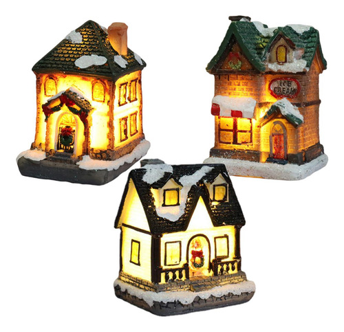 Regalo De Decoración De De En Miniatura Led De Casa De