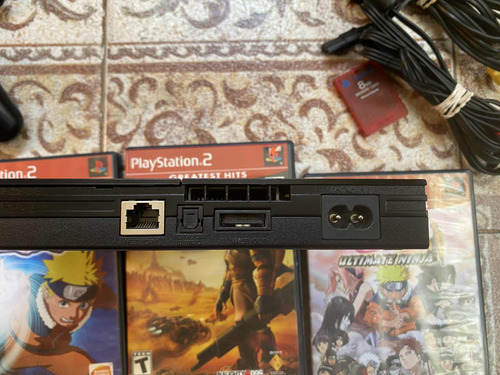 Playstation 2 Slim Scph-90001 1 Control 4 Juegos No Chip Negro (Usado)