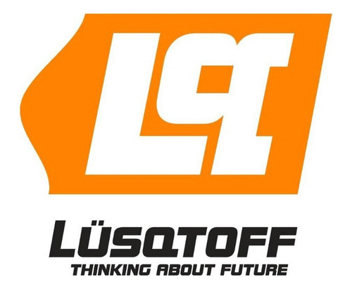 Silla de escritorio Lüsqtoff SGL100-9 gamer ergonómica negra y naranja con tapizado de cuero sintético
