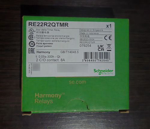 Rele Temporizador Modular Intermitente Vc Re22r2qtmr