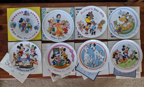 Plato Decorativo Disney 1976 Monther´s Edcion Limitada 19cm