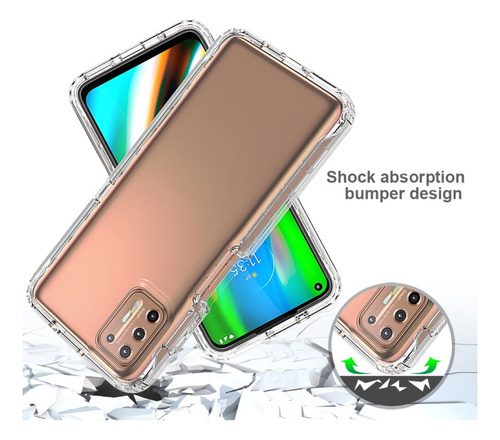 ~ Capa De Telefone Transparente Para Pc+tpu Para Motorola