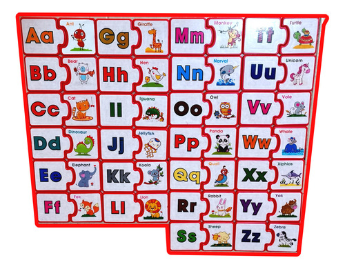 Abecedario En Inglés Por Asociación - Material Didáctico