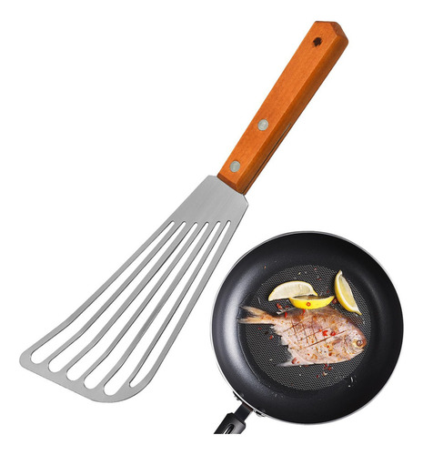 Ll Espátula De Acero Inoxidable For Pescado Y Carne