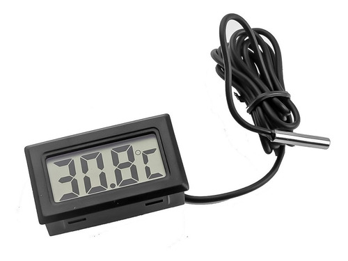 Imagen 3 de 7 de Termómetro Digital Con Sensor Por Cable A Distancia - Otec