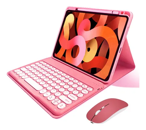 comprar Funda Teclado Para iPad 10ª Generacion 2022 Mouse Bonita
