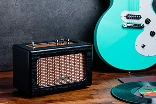 Gemini Sound Gtr-100 Altavoz Portátil Retro Bluetooth, Estér