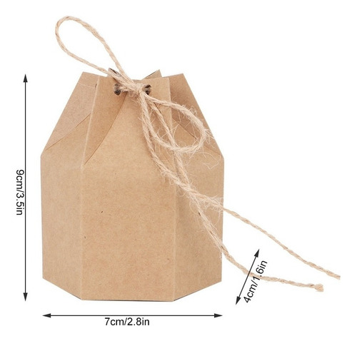 Bolsa De Regalo Innovadora Caja De Dulces De Papel Diy 50pcs