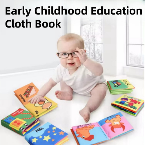 Libro De Tela Suave Para Bebés, Juguetes Educativos