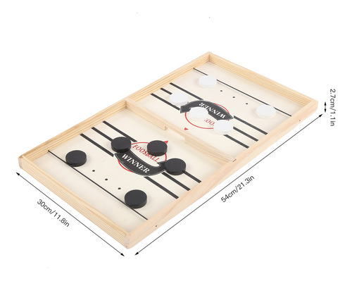 Jogo De Tabuleiro De Hóquei De Mesa Em Tamanho Grande Wooden