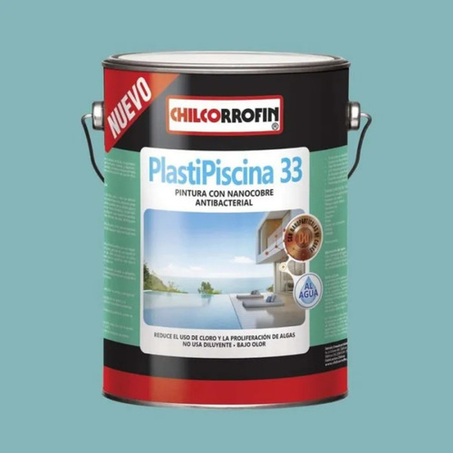 Pintura Para Piscinas 1 Galon Turquesa Chilcorrofin-mimbral