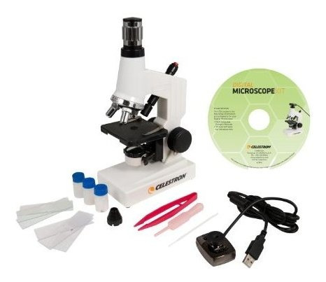 Kit Digital De Microscopio Celestron 44320 Mdk