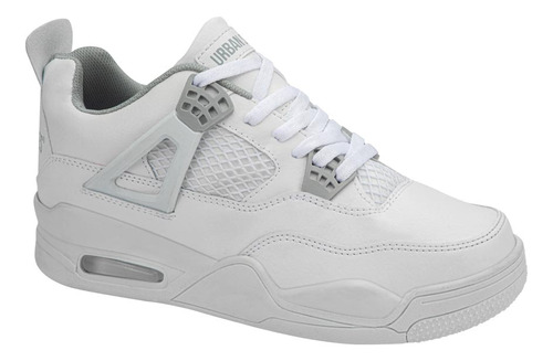 Tenis Escolar Urban Shoes Blanco Juniors End1