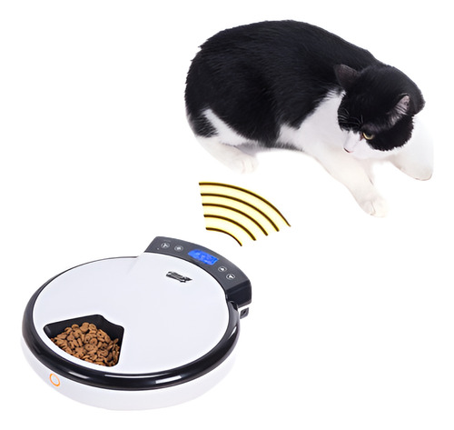 Alimentador Automático Para Mascotas Perro Gato Pienso Progr
