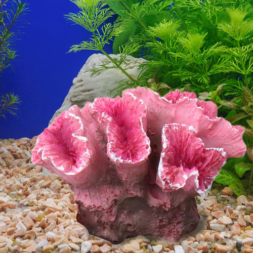 Arrecife De Coral Coral Falso Coral Rosa Artificial Para Acu