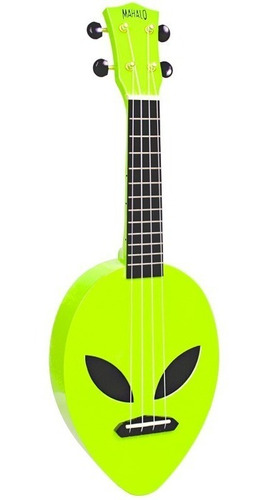 Ukelele Soprano Mahalo Mc1alggn Alien Brilla Oscuridad Funda