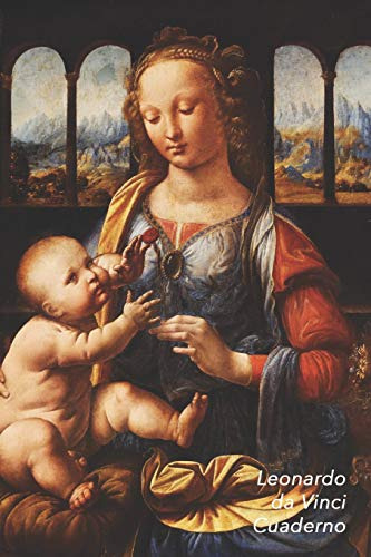 Leonardo Da Vinci Cuaderno: La Virgen Del Clavel | Perfecto