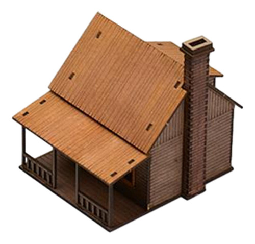 1/72 Suprimentos De Cenário De Casa De Madeira Em Estilo A