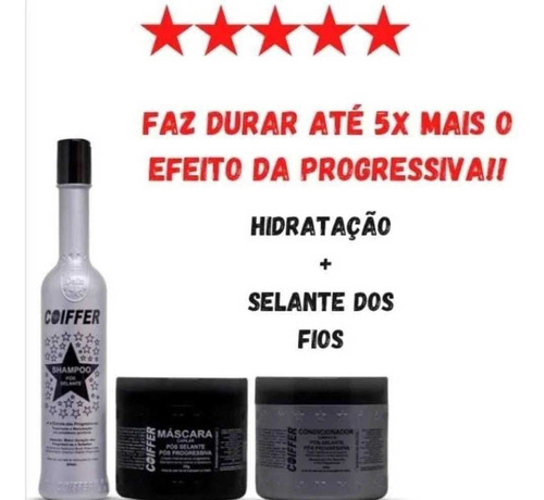 Kit Capilar Profissional Pós Progressiva E Selagem 3 Un.