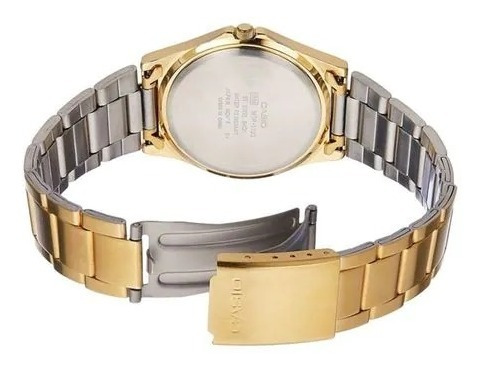Imagen 4 de 5 de Reloj Muje Dorado Casio Ltp-1130n-7brdf /relojería Violeta
