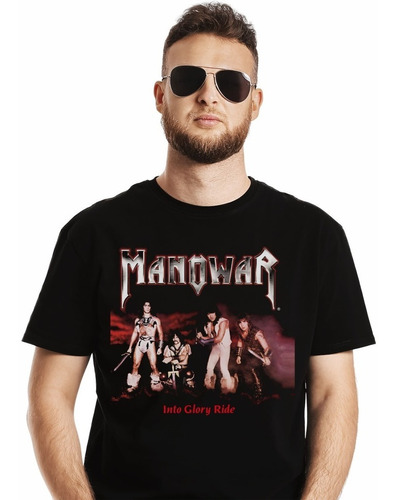 Polera Manowar In Glory Ride Metal Impresión Directa