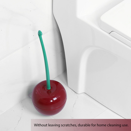 Escobilla De Baño Con Forma De Cereza, Soporte Para Inodoro
