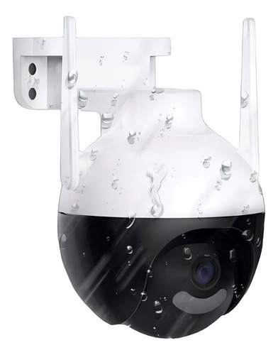 Câmera De Segurança Wi-fi Smart Camera A18 4k App Icsee Cor Branco