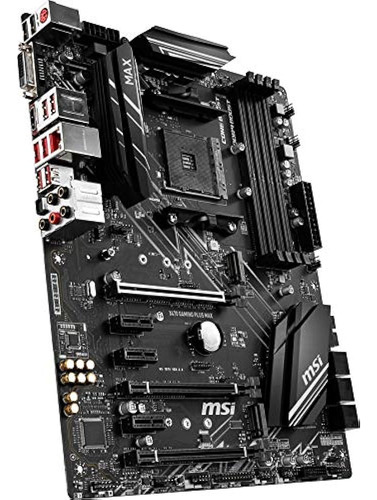 Placa Madre X470 Gaming Plus Max Para Ryzen 2 Y 3 Gen Am4 C