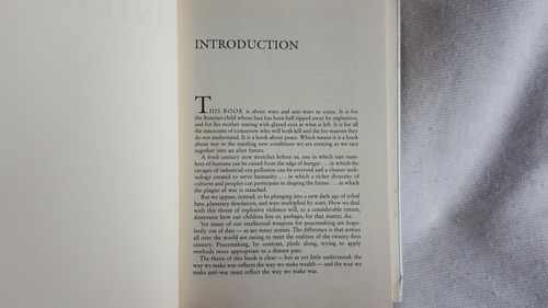 War And Anti-war Alvin Heidi Toffler En Ingles Tapa Dura
