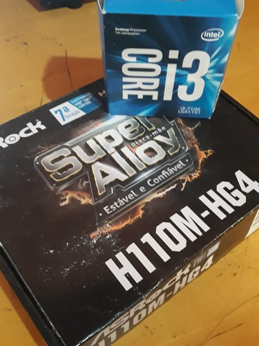 Kit I3 7100 3.9ghz + Asrock H110m-hg4