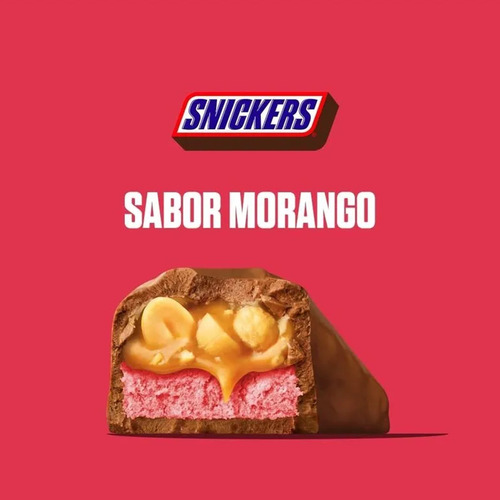 Chocolate Snickers Display C/20x42g - Morango