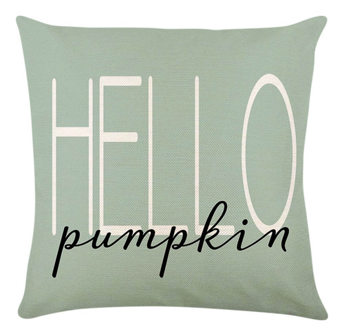 Funda De Almohada Con Diseño De Calabaza Para El Día De Acci