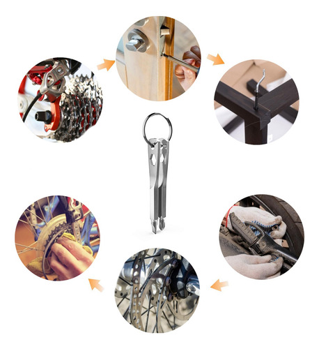 Keychain Screwdriver Tool Gifts For Men, Kusonkey 4-in-1 Scr