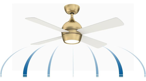 Fanimation Kwad Ventilador De Techo Interior De 44 Pulgadas