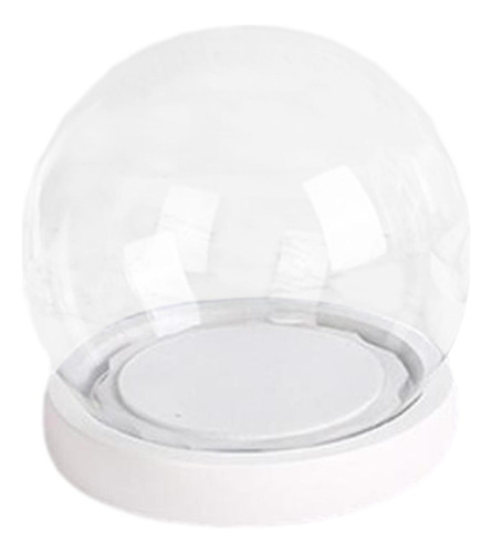 Clear Glass Dome, Mini Glass Dome With Base, Diameter 20cm