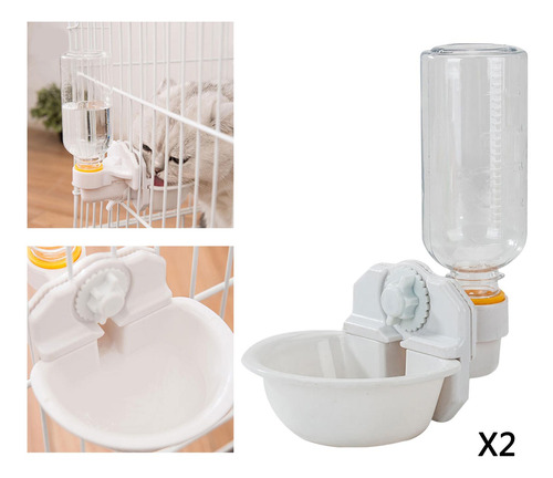 2x Alimentador De Agua Para Conejos, Dispensador De Agua