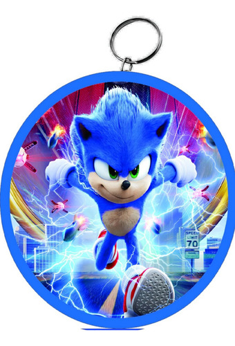Kit 60un Chaveiro Personalizado Sonic Em Mdf A2