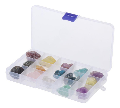 Caja Mineral Amatista De Cristal De Y Amatista