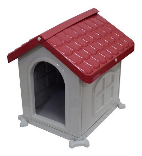 Casa Casinha Cachorro Desmontável N2 Para Pet Porte Pequeno Cor Vermelho