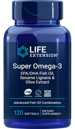Omega 3 Súper Premium Pescado, Olivas Y Lignanos 60 Días Sin Sabor