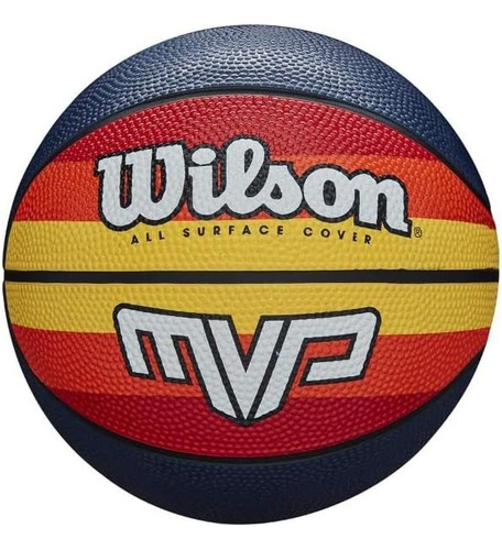 Store Center // Pelota Wilson Basquet Mvp Size 7 Negra/roja