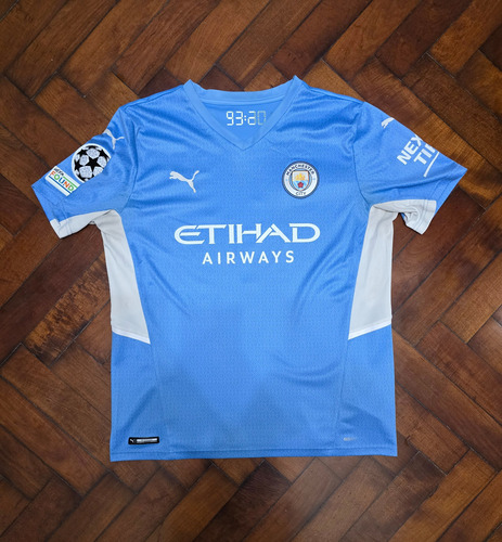 Camiseta Titular Manchester City 2021/22 Grealish 10 Talle M (Usado)
