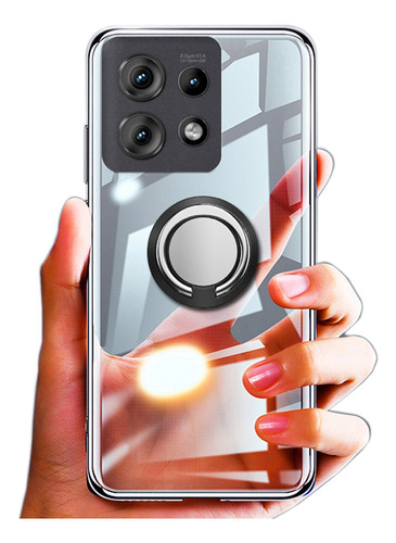 Capa Transparente Tipo Anel Para Moto G15 Power