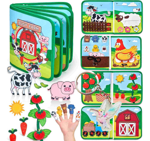 A Animales De Granja Libro Actividades Para Niños Pequeños