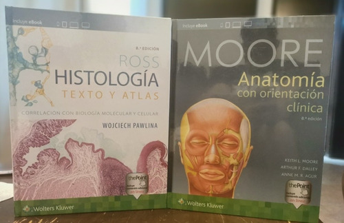 Imagen 1 de 7 de Moore+ross Anatomia Con Orientacion Clinica+histologia