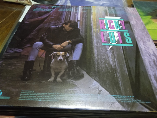 Lp Ricky Luis Rock De La Calle (Usado)
