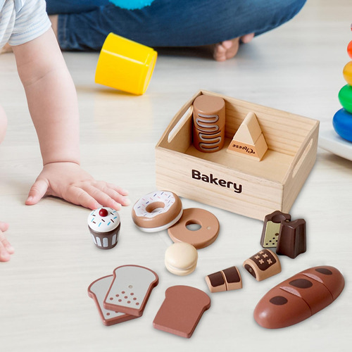 Juego De Cocina De Madera Para Niños, Set De Accesorios